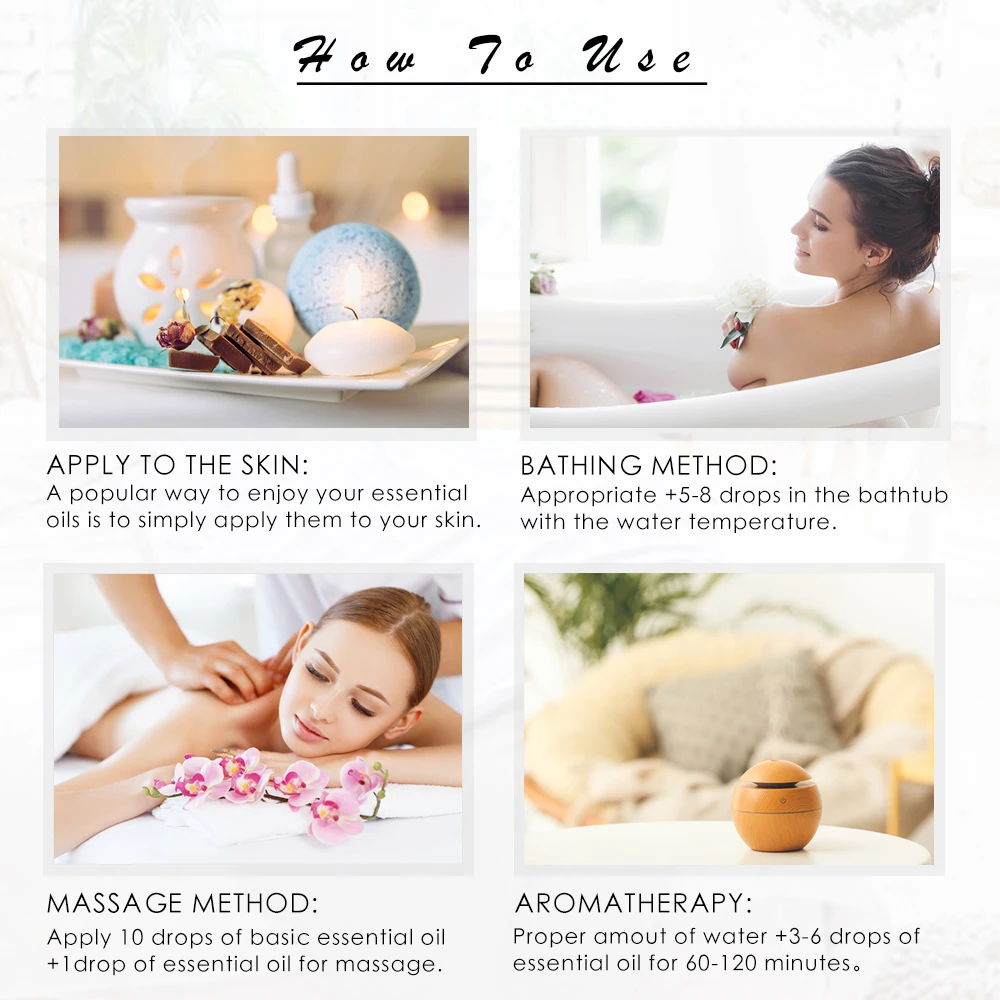 100ML Essential Aroma Oil for Humidifier